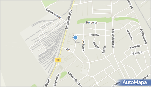 Stargard, Wierzyńskiego Kazimierza, mapa Stargard