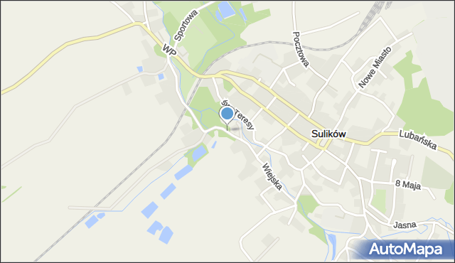 Sulików powiat zgorzelecki, Wiejska, mapa Sulików powiat zgorzelecki