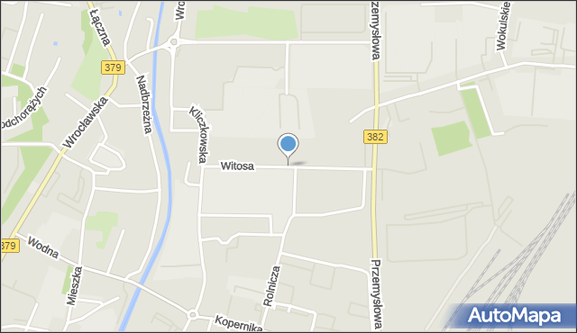 Świdnica, Witosa Wincentego, mapa Świdnicy