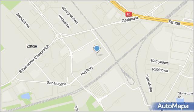 Szczecin, Widok, mapa Szczecina