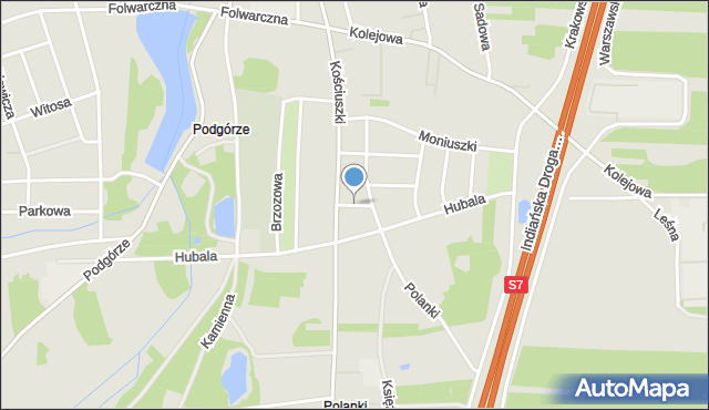 Szydłowiec, Willowa, mapa Szydłowiec