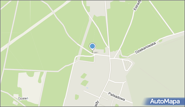 Warszawa, Widokowa, mapa Warszawy