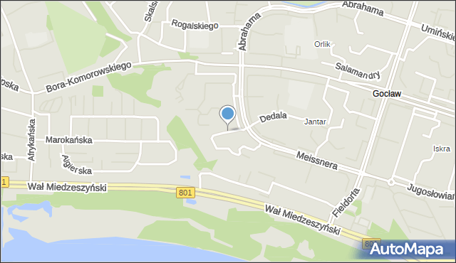 Warszawa, Witoszyńskiego Czesława, mapa Warszawy