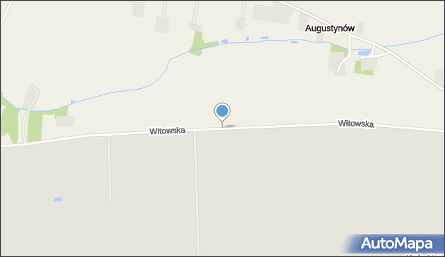 Warta powiat sieradzki, Witowska, mapa Warta powiat sieradzki