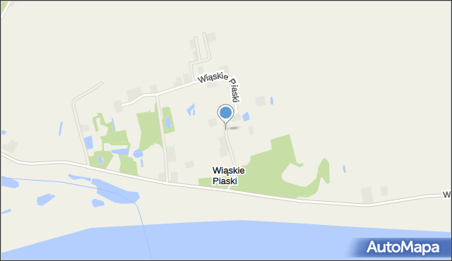 Wiąskie Piaski, Wiąskie Piaski, mapa Wiąskie Piaski