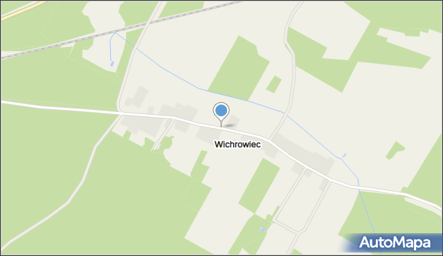 Wichrowiec gmina Janowo, Wichrowiec, mapa Wichrowiec gmina Janowo