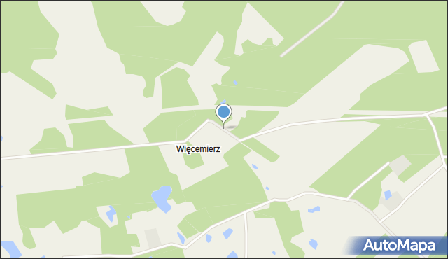 Więcemierz, Więcemierz, mapa Więcemierz