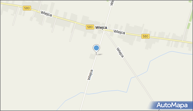 Wiejca, Wiejca, mapa Wiejca