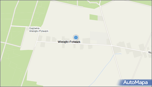 Wielątki-Folwark, Wielątki-Folwark, mapa Wielątki-Folwark