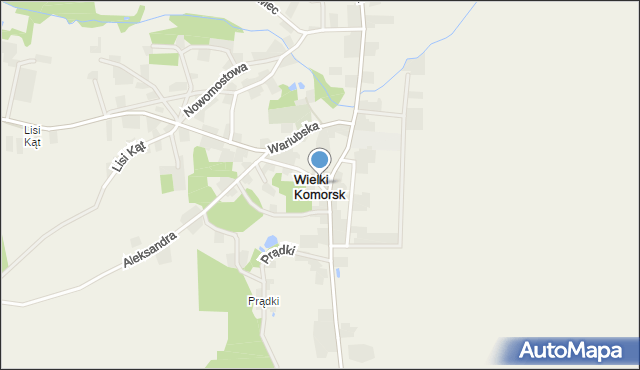 Wielki Komorsk, Wielki Komorsk, mapa Wielki Komorsk
