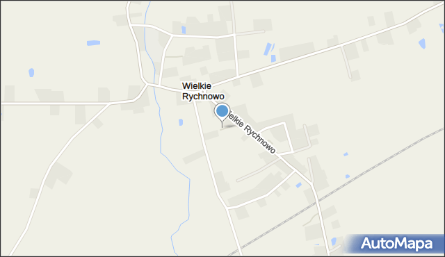 Wielkie Rychnowo, Wielkie Rychnowo, mapa Wielkie Rychnowo