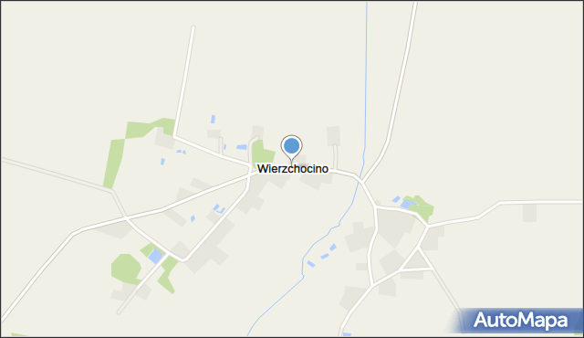 Wierzchocino, Wierzchocino, mapa Wierzchocino