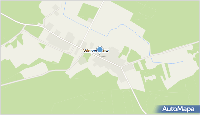 Wierzchosław, Wierzchosław, mapa Wierzchosław