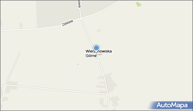 Wierzchowiska Górne, Wierzchowiska Górne, mapa Wierzchowiska Górne