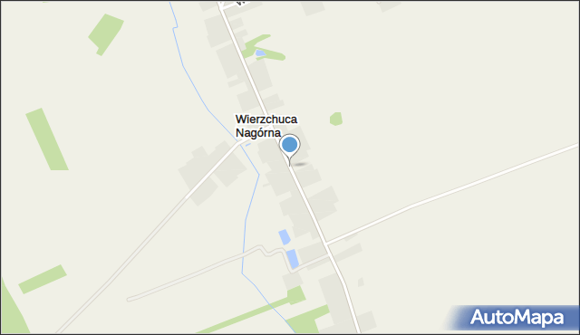 Wierzchuca Nagórna, Wierzchuca Nagórna, mapa Wierzchuca Nagórna