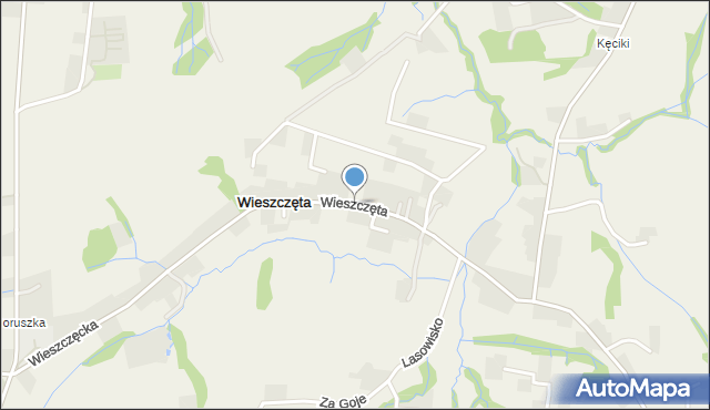 Wieszczęta, Wieszczęta, mapa Wieszczęta