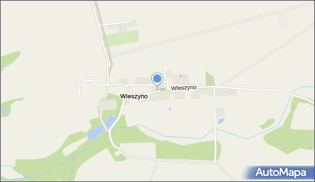 Wieszyno, Wieszyno, mapa Wieszyno