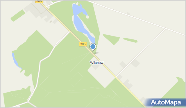 Wilanów gmina Wijewo, Wilanów, mapa Wilanów gmina Wijewo