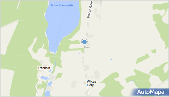 Wilcze Góry, Wilcze Góry, mapa Wilcze Góry