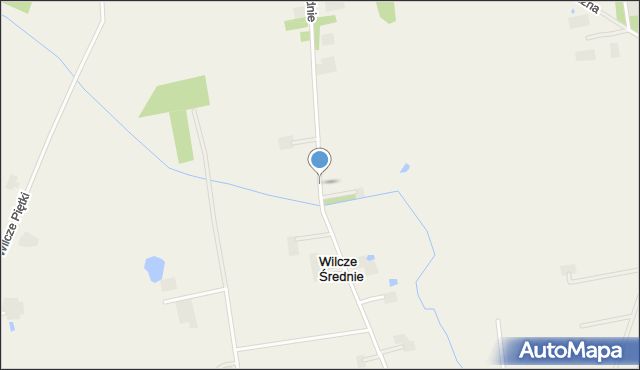 Wilcze Średnie, Wilcze Średnie, mapa Wilcze Średnie