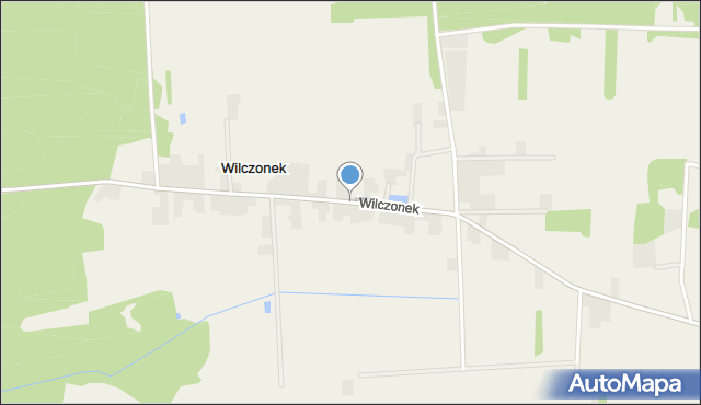 Wilczonek, Wilczonek, mapa Wilczonek