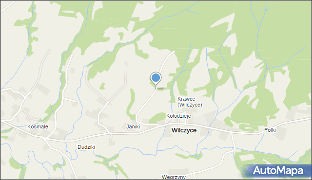 Wilczyce gmina Dobra, Wilczyce, mapa Wilczyce gmina Dobra