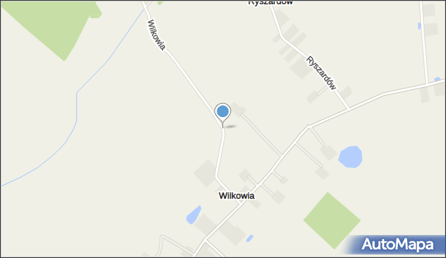 Wilkowia, Wilkowia, mapa Wilkowia
