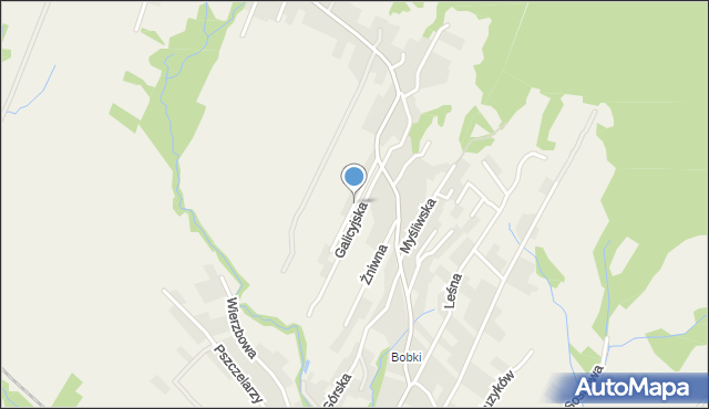 Wilkowice powiat bielski, Wietrzna, mapa Wilkowice powiat bielski