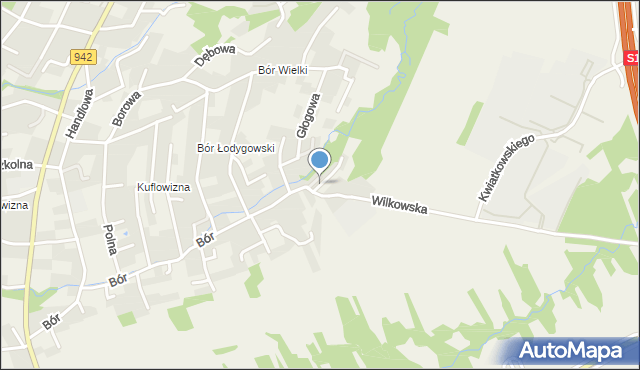 Wilkowice powiat bielski, Wilkowice, mapa Wilkowice powiat bielski