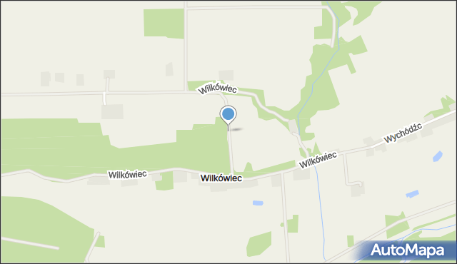 Wilkówiec, Wilkówiec, mapa Wilkówiec
