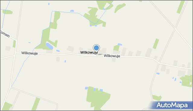 Wilkowuje, Wilkowuje, mapa Wilkowuje