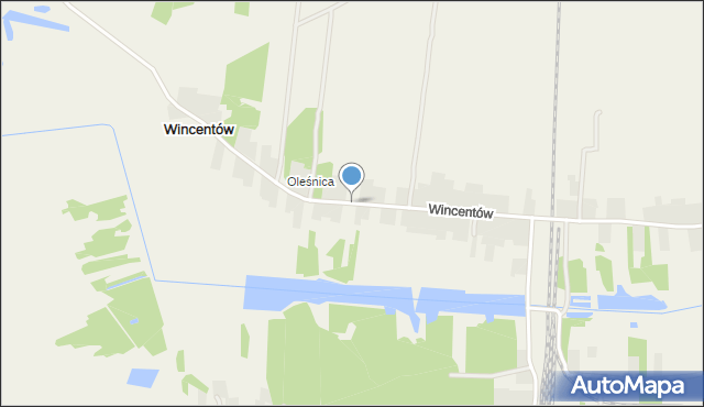 Wincentów gmina Krasnystaw, Wincentów, mapa Wincentów gmina Krasnystaw