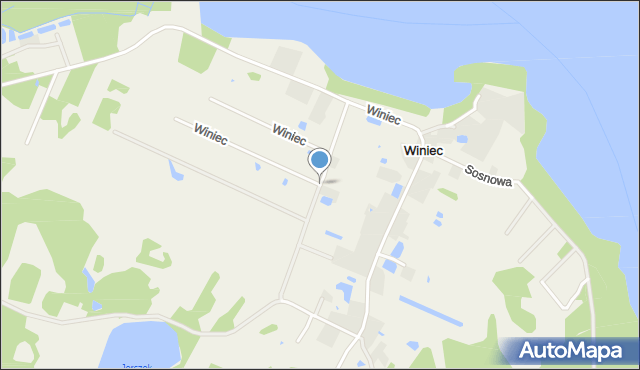 Winiec, Winiec, mapa Winiec