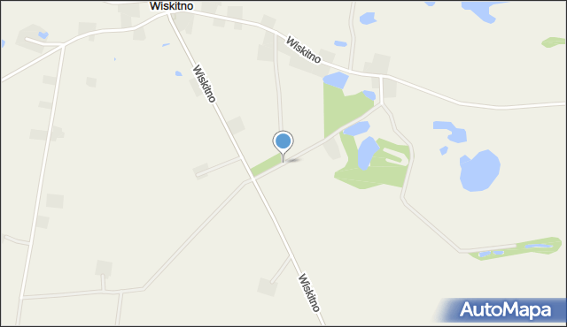 Wiskitno gmina Koronowo, Wiskitno, mapa Wiskitno gmina Koronowo