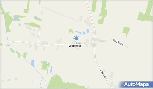 Wisówka, Wisówka, mapa Wisówka