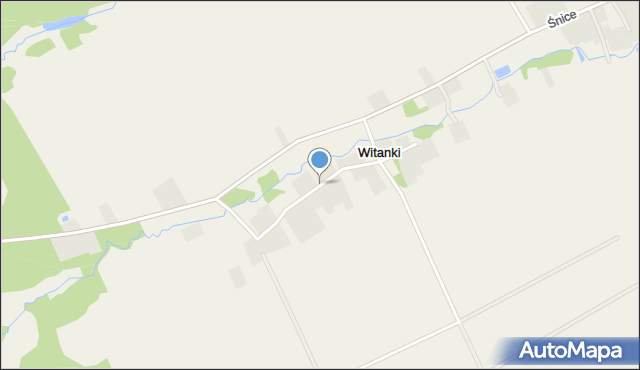 Witanki, Witanki, mapa Witanki