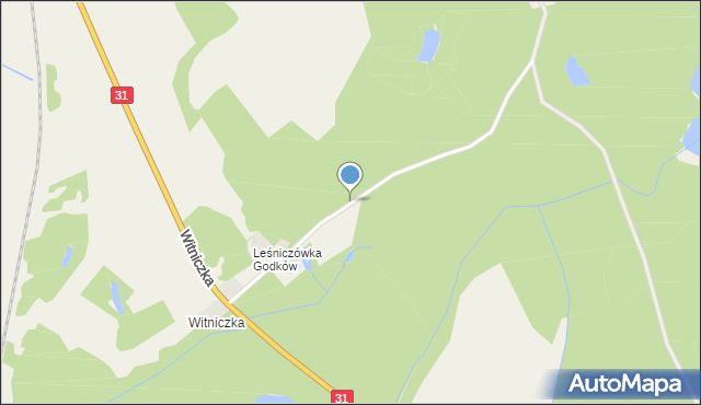 Witniczka, Witniczka, mapa Witniczka