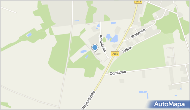 Wodnica gmina Ustka, Wierzbowa, mapa Wodnica gmina Ustka