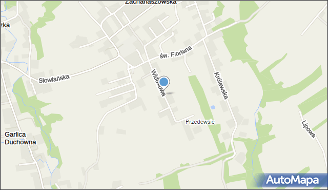 Wola Zachariaszowska, Widokowa, mapa Wola Zachariaszowska
