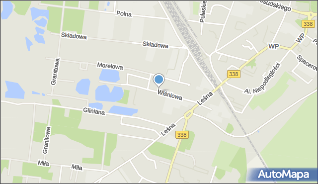 Wołów, Wiśniowa, mapa Wołów