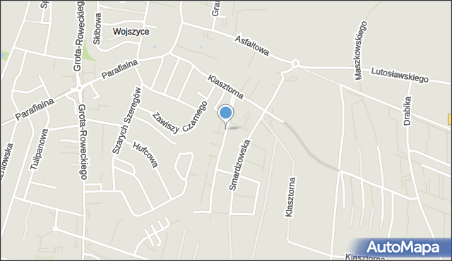Wrocław, Wierzyńskiego Kazimierza, mapa Wrocławia