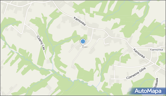 Zakliczyn gmina Siepraw, Widokowa, mapa Zakliczyn gmina Siepraw