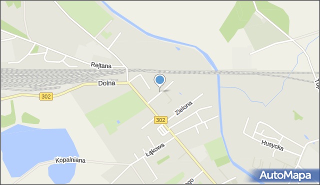 Zbąszyń, Wigury Stanisława, inż. pil., mapa Zbąszyń