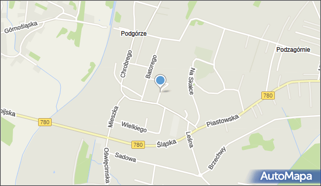 Chełmek powiat oświęcimski, Władysława Hermana, mapa Chełmek powiat oświęcimski