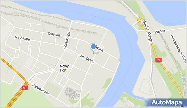 Gdańsk, Władysława IV, mapa Gdańska