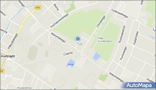 Grudziądz, Władysława IV, mapa Grudziądza