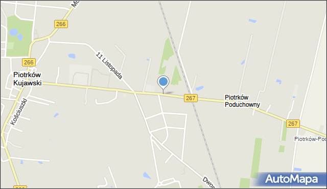 Piotrków Kujawski, Włocławska, mapa Piotrków Kujawski