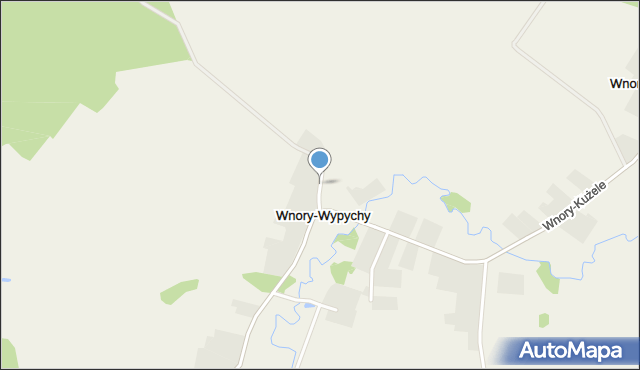 Wnory-Wypychy, Wnory-Wypychy, mapa Wnory-Wypychy