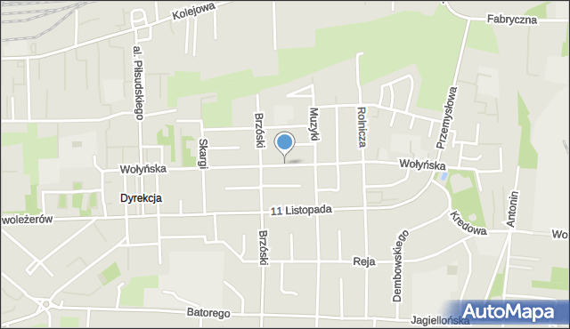 Chełm, Wołyńska, mapa Chełma