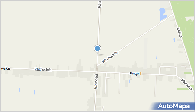 Czastary, Wolności, mapa Czastary